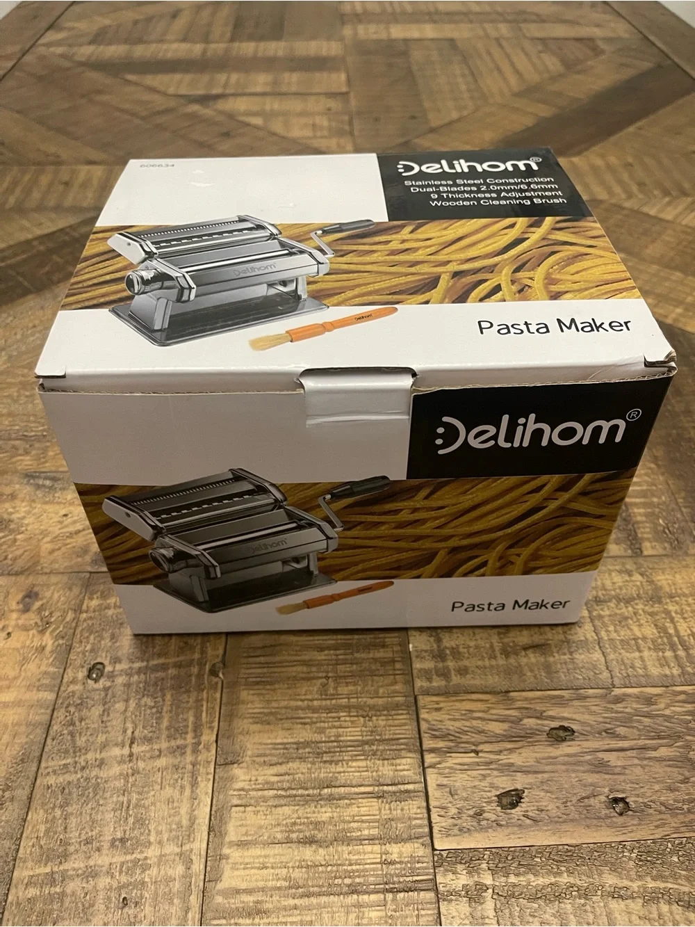Delihom Manual Stainless Steel Pasta Maker set